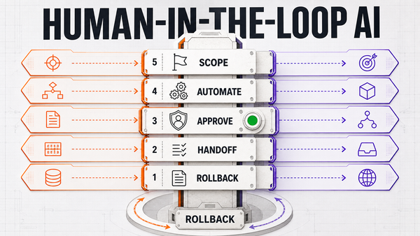 Human-in-the-Loop AI for Small Business: Home-Service Approval Gates — Omni Studio workflow visual