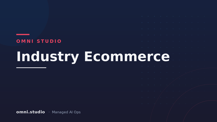 Industry Ecommerce — Omni Studio Managed AI Ops