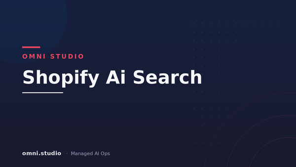 Shopify Ai Search — Omni Studio Managed AI Ops