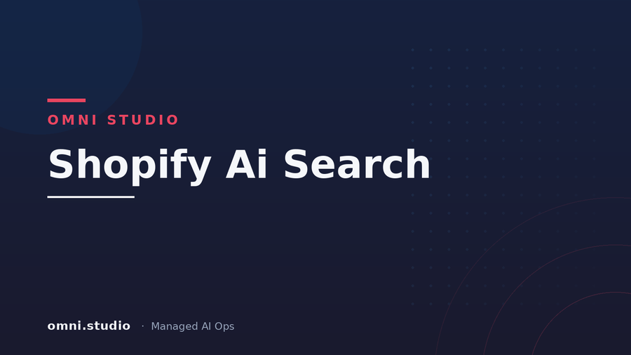 Shopify Ai Search — Omni Studio Managed AI Ops