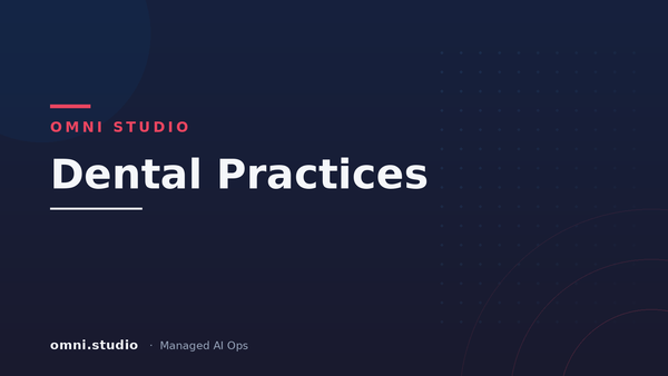 Dental Practices — Omni Studio Managed AI Ops