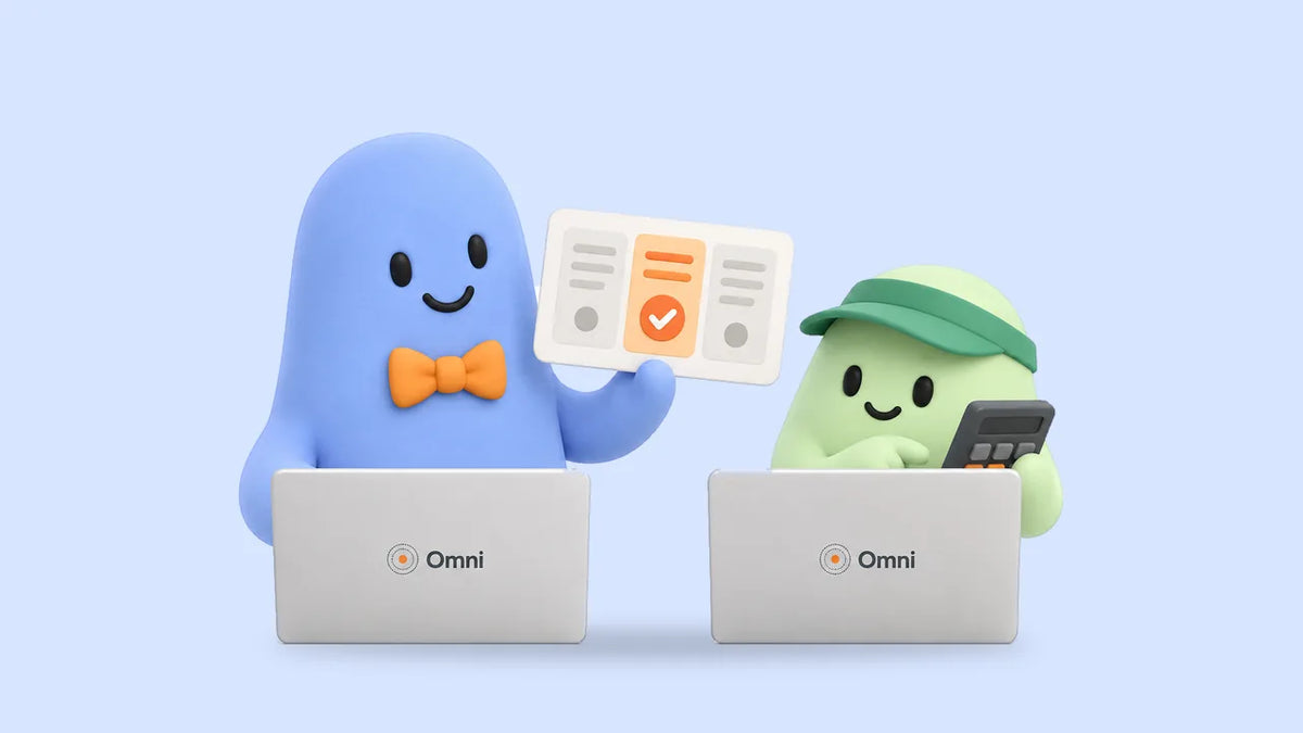 Cody holds an estimate card with three options while Nora checks the numbers