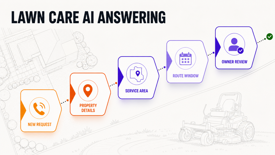 Lawn Care AI Answering Service: Capture Landscaping Calls Without Losing Control — Omni Studio workflow visual