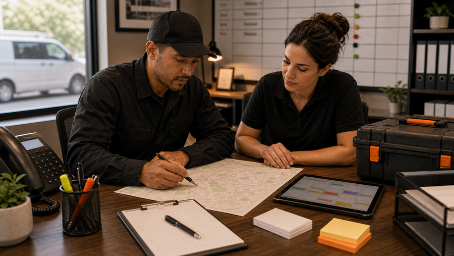 Pest Control AI Answering Service: How Contractors Capture Calls Without Losing Control - Omni Studio home-service AI operations hero image