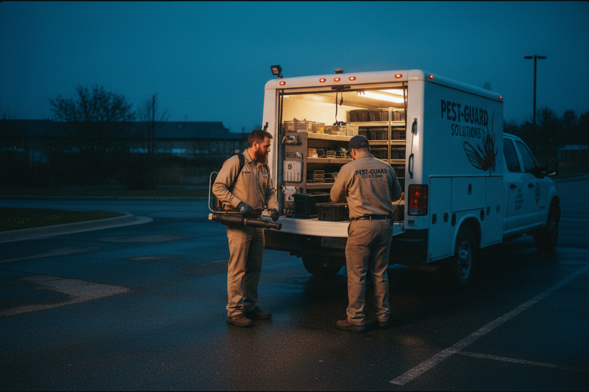Toms Pest inc. — UNINTERRUPTED SCHEDULING ACROSS 9 ROUTE TRUCKS